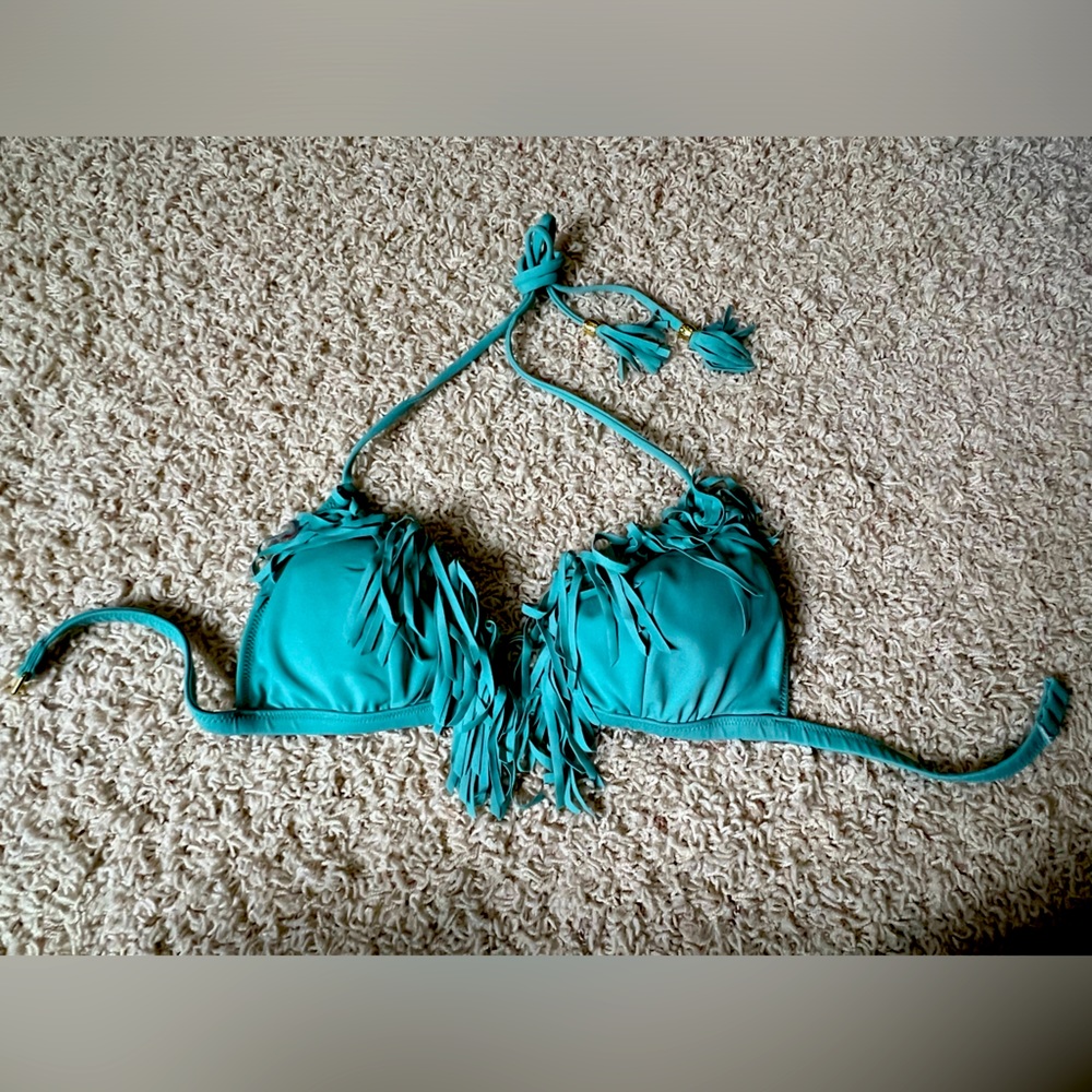 Victoria Secret fringe swim top